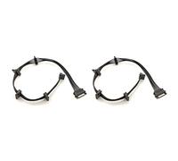 Daijianbin Lot de 2 câbles d'alimentation 15 broches - Câble répartiteur disque dur - 1 fiche mâle vers 5 femelles - Câble d'extension pour serveur PC DIY