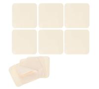 Daijianbin Lot de 25 outils en tissu chamois pour poterie et chamois, chamois en cuir, chamois prédécoupés, outils en céramique, outils de boue d'artiste