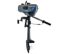 DaiJiubu Moteur hors-bord 2 temps 3,5 CV refroidi à l'eau avec système CDI - Moteur à essence DaiJiubu pour petits bateaux