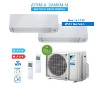 Daikin 2AMXM40M + ATXM35A + ATXM25A Climatiseur Siesta Perfera 2025 Dual Split 12000 + 9000 Btu A+++ WiFi R32