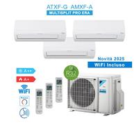 Daikin 3AMXF52A9 + 3x ATXF25G Climatiseur Siesta 2025 Trial Split 3x 9000Btu 2,5KW A++/A+ WiFi Inverter R32
