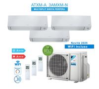 Daikin 3AMXM52N + 2x ATXM25A + ATXM35A Climatiseur Siesta Perfera 2025 Trial Split 2x9000 + 12000Btu A+++ WiFi