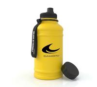 Daikoku - Bouteille d'Eau en Acier Inoxydable 1,3L | Étanche | Isolation Thermique à Double Paroi | Parfaite pour la Gym, la Randonnée et les Voyages | Jaune