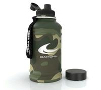 Daikoku - Bouteille d'eau en Acier Inoxydable 1,3L | Étanche | Isolation Thermique à Double Paroi | Parfaite pour la Gym, la Randonnée et Les Voyages | Motif Camouflage