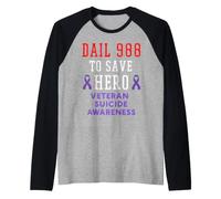 Dail 988 pour sauver Les vétérans de la Crise Militaire Suicide Manche Raglan