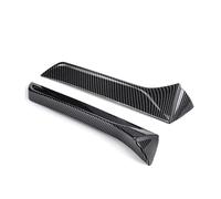 D'aile De Queue pour Seat Leon 5F FR Mk3 MK3.5 2 Ailerons Lunette Arrière Déflecteurs Toit Latéraux Et Ventilation Décoratifs Arrière Spoiler(Carbon Fiber Look)
