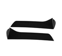 D'aile De Queue pour Seat Leon 5F FR Mk3 MK3.5 2013-2021 2 Éléments Garniture Extérieure Latérale Lunette Arrière Arrière Spoiler(Glossy Black)