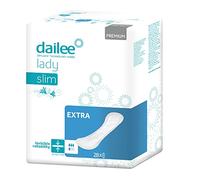 Dailee Lady Extra - 112x Serviettes Incontinence Femme - Protections Absorbantes pour Fuites Urinaires 3,5 Gouttes - Serviette Post Accouchement