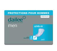 Dailee Men Niveau 2 et 3 - 90 ou 180 Protection Masculine - Fuite Urinaire Homme