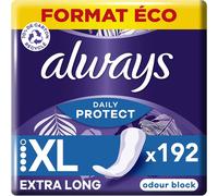 Dailies Protect Protège-Slips Extra Long 8x24 Unités,Technologie Odour Block,Confortable Avec C?Ur Absorbant.[W150]