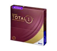 Dailies TOTAL1 Multifocal (90 lentilles) Puissance: -0.25, BC: 8.50, Diamètre: 14.10, Addition: MED (MAX ADD +2.00) -0.25