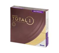 Dailies TOTAL1 Multifocal (90 lentilles) Puissance: +1.25, BC: 8.50, Diamètre: 14.10, Addition: MED (MAX ADD +2.00) +1.25
