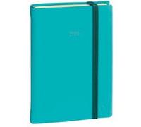 DAILY 17 PRESTIGE ML Silk - 12x17 cm - avec élastique - Journalier - 12 mois de janvier à décembre Bleu G