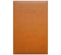 DAILY 24 PRESTIGE ML Brand - 16x24 cm - Journalier - 12 mois de janvier à décembre Marron G