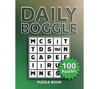 Daily Boggle Puzzle Book: 100 puzzles, Every puzzle challenge shows you how many words you can uncover, 8.50 x 11 in, Puzzles & Solutions.