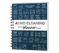 Daily Cleaning Planner - Chore Tasks Organizer, Household Schedule Book with Ease, Weekly Routine Gear with Style, Apartment Supplies, Family Management Aid for Home, Monthly Planning