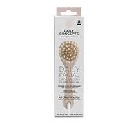 Daily Concepts La brosse quotidienne sèche pour le visage aide à drainer les ganglions lymphatiques, augmente la circulation sanguine et réduit les poches, élimine les cellules mortes de la peau pour