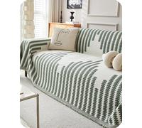 Daily Defense Sofa Cover: Heavy-Duty Non-Slip Protector for Couches | Shields Furniture Against Spills, Pets , & Wear | Washable Cover Fits 2-3 Cushion/Loveseats (#4,70.87*102.36in)