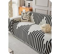 Daily Defense Sofa Cover: Heavy-Duty Non-Slip Protector for Couches | Shields Furniture Against Spills, Pets , & Wear | Washable Cover Fits 2-3 Cushion/Loveseats (#1,70.87*102.36in)