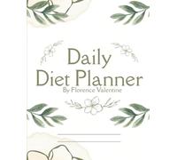Daily Diet Planner. Undated 13-W ood Diary with Food Planner, weight tracker. Weight Loss Journal works with most well known Diet Plans. Food Diary Journal to track meals and progress.