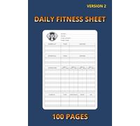 Daily Fitness Log Book - Version 2: 6×9 in Workout Journal with 100 Pages to Track Exercises, Progress, and Goals