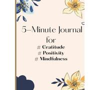 Daily Gratitude Journal: 90 GSM, Ruled, paperback: Simple Prompts to Transform Your Mindset and Find Joy Every Day