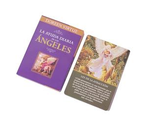 Daily Guidance from Your Angels Oracle Cards Deck | Cartes de tarot pour débutants | Jeu de tarot de 44 cartes pour joueurs professionnels et débutants, lecture de tarot angélique pour un aperçu