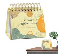 Daily Inspirational Calendar Calendrier de bureau 2025 - Planning quotidien Stand Up Calendar Aesthetic Tabletop Center piece for Friends Family Colleagues Home