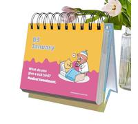 Daily Joke Calendar - 2026 Perpetual Pun Book, Humorous Countdown Planner, Sarcastic Fun Activity | Desktop, Bookshelf, Family, School, Office Gift For Kids Children Teens