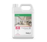 DAILY K Détergent Désodorisant Sol 5L FRESHYSOL 2D - Nettoyant Pour Tous Types de Sol & Surfaces - Produit Désodorisant Non Tracant - Grand Format Économique pour Usage Intensif - Made in France