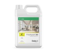 DAILY K Détergent Désodorisant Sol 5L FRESHYSOL 2D - Nettoyant Pour Tous Types de Sol & Surfaces - Produit Désodorisant Non Tracant - Grand Format Économique pour Usage Intensif - Made in France