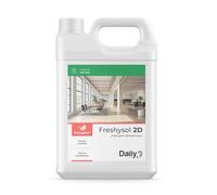 DAILY K Détergent Désodorisant Sol 5L FRESHYSOL 2D - Nettoyant Pour Tous Types de Sol & Surfaces - Produit Désodorisant Non Tracant - Grand Format Économique pour Usage Intensif - Made in France