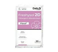 DAILY K Détergent Désodorisant Sol FRESHYSOL 2D Dosette 20ml x 250 - Nettoyant Pour Tous Types de Sol & Surfaces - Produit Désodorisant Non Tracant - Format Pratique - Made in France