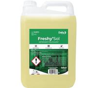 DAILY K - Détergent polyvalent sols FRESHYSOL - Détergent neutre - Citron - Fabriqué en France - Bidon 5 Litres