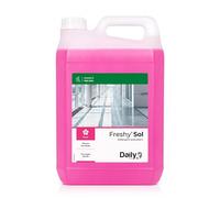 DAILY K Détergent Sol 5L - Nettoyant Pour Tous Types de Sol FRESHYSOL en Bidon - Produit Multi Surface Non Moussant, Parfum Floral- Grand Format Économique pour Usage Intensif - Made in France