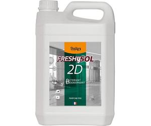 DAILY K EPCH - Détergent Surodorant Sols & Surfaces FRESHYSOL 2D - Pin - Fabriqué en France - Bidon 5 L