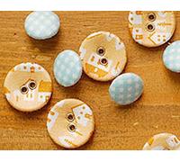 Daily Like BOUTON -COTON -02 homey-18mm 13mm -5u mesure-