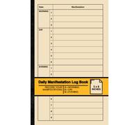 Daily Manifestation Log Book: Simple Logbook For Manifesting Your Goals and Dreams | Record Your Manifestations | 3 x Morning - 6 x Day - 9 x Evening | Small