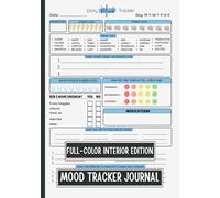Daily Mood Tracker Journal: Guided Self-Care Diary for Mindfulness, Stress Management, and Emotional Wellness
