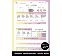 Daily Mood Tracking Journal for Christian Women: Full Color Daily Mood Tracker Notebook for Self-Care and Reflection