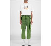Daily Paper Green Denim Hosni Pants Taille: M | Jeans droits Outlet | Unisex | Bleu