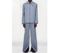 Daily Paper Grey Blue Jama Padded Jacket Taille: S | Vestes d'hiver Outlet | Unisex | Bleu