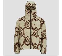 Daily Paper Polaire BURNED SHIELD SHERPA HOODIE in Beige EU XL
