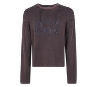Daily Paper - Pull en maille côtelée Dias - Homme - Pulls - Brun - Taille: S