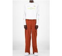 Daily Paper Rust Jefac Satin Pants Orange Taille: S | Pantalons Cargo Outlet | Unisex | Orange