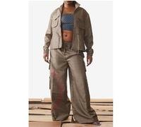 Daily Paper Sand Checked Kensine Pants Taille: M | Pantalons Cargo Outlet | Unisex