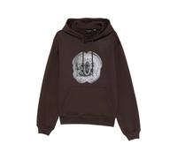 Daily Paper - Sweat à capuche Emblem Coin - Homme - Sweatshirts et sweats à capuche - Brun - Taille: S