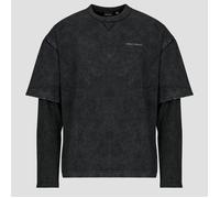 Daily Paper T-shirt LAYERED LS T-SHIRT in Noir EU L