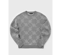 Daily Paper Pull TEVIN MONOGRAM KNIT SWEATER in Gris EU M