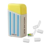 Daily Pill Organizer, Portable Pill Holder 7 Day, 4.5x3cm Supplement Storage Travel Case for Seniors Kids Father Mother Elderly Health Accessory Organizer for Safe Convenient Daily Medication